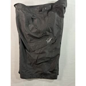Fox Racing MTB Cycling Shorts Mens XL Padded Chamois Mountain Bike Black